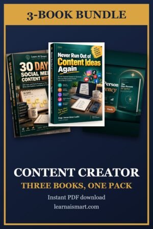 3-book bundle cover: content creator