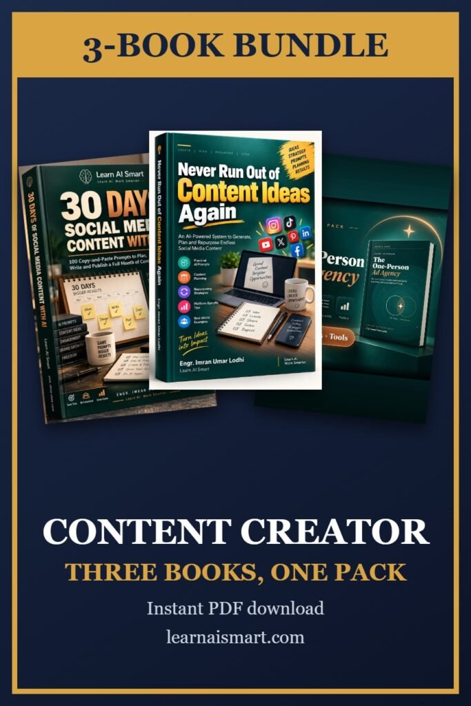 3-book bundle cover: content creator